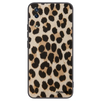 Picasee silikonski črni ovitek za Vivo Y11s - Brown Tiger