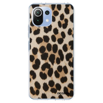 Picasee silikonski prozorni ovitek za Xiaomi 11 Lite 5G NE - Brown Tiger