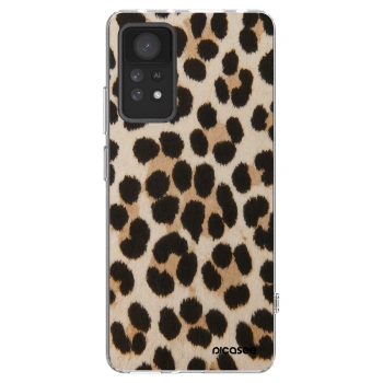 Picasee silikonski prozorni ovitek za Xiaomi Redmi Note 11 Pro 5G - Brown Tiger