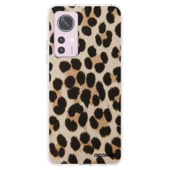 Picasee silikonski prozorni ovitek za Xiaomi 12 - Brown Tiger