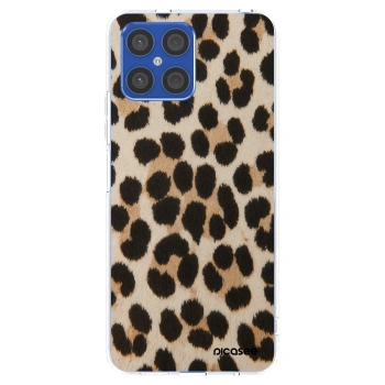 Picasee silikonski prozorni ovitek za Honor X8 4G - Brown Tiger