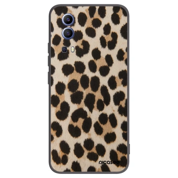 Picasee silikonski črni ovitek za Vivo Y52 5G - Brown Tiger