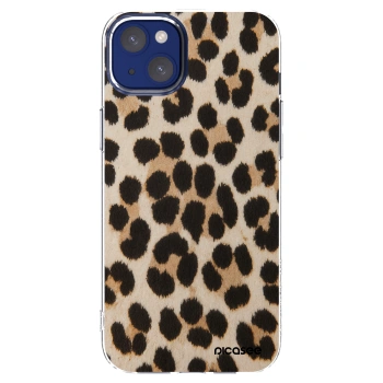 Picasee silikonski prozorni ovitek za Apple iPhone 14 Plus - Brown Tiger
