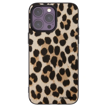 Picasee silikonski črni ovitek za Apple iPhone 14 Pro Max - Brown Tiger