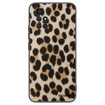 Picasee silikonski črni ovitek za Xiaomi Redmi 10 (2022) - Brown Tiger