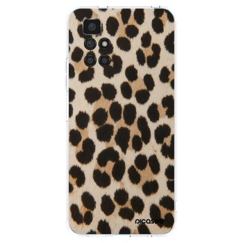 Picasee silikonski prozorni ovitek za Xiaomi Redmi 10 (2022) - Brown Tiger