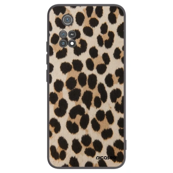 Picasee silikonski črni ovitek za Xiaomi Poco M4 Pro - Brown Tiger