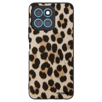 Picasee silikonski črni ovitek za Honor X8 5G - Brown Tiger