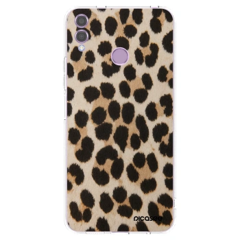 Picasee silikonski prozorni ovitek za Honor 8X - Brown Tiger