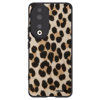 Picasee silikonski črni ovitek za Honor 90 5G - Brown Tiger