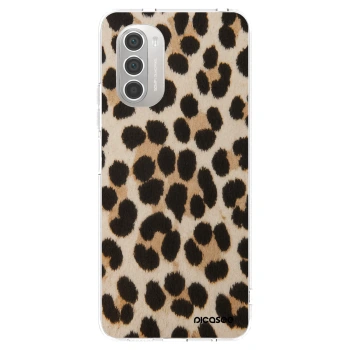 Picasee silikonski prozorni ovitek za Motorola Moto G51 - Brown Tiger