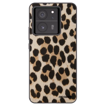 Picasee silikonski črni ovitek za Xiaomi 13T - Brown Tiger