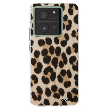 Picasee silikonski prozorni ovitek za Xiaomi 13T - Brown Tiger
