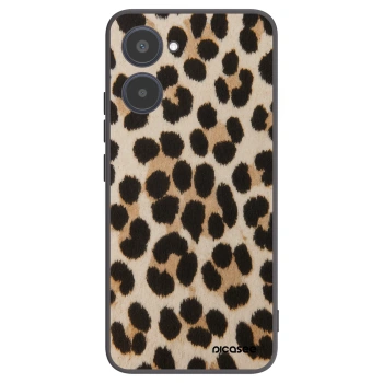 Picasee silikonski črni ovitek za Realme 10 4G - Brown Tiger