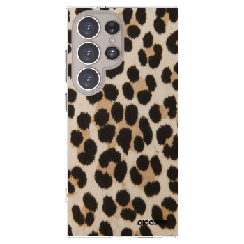 Picasee silikonski prozorni ovitek za Samsung Galaxy S24 Ultra S928B 5G - Brown Tiger
