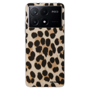 Picasee silikonski prozorni ovitek za Xiaomi Poco X6 Pro - Brown Tiger