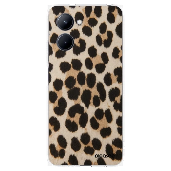 Picasee silikonski prozorni ovitek za Realme C33 (2023) - Brown Tiger