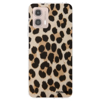 Picasee silikonski prozorni ovitek za Motorola Moto G53 5G - Brown Tiger