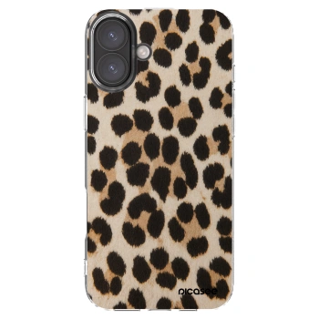Picasee silikonski prozorni ovitek za Apple iPhone 16 Plus - Brown Tiger