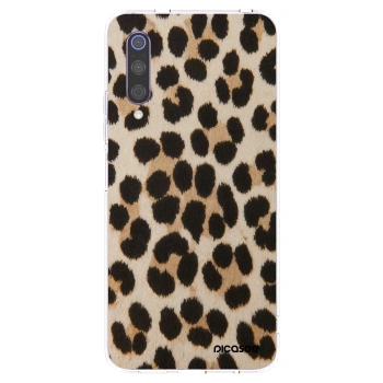 Picasee silikonski prozorni ovitek za Xiaomi Mi 9 - Brown Tiger