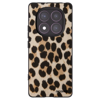 Picasee silikonski črni ovitek za Xiaomi Redmi Note 14 Pro 4G - Brown Tiger