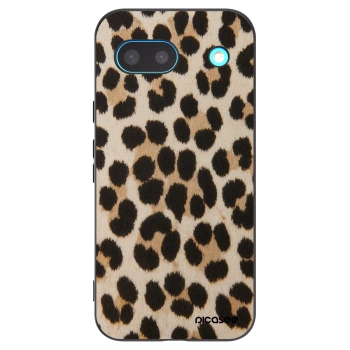 Picasee silikonski črni ovitek za Google Pixel 8a - Brown Tiger