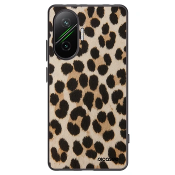 Picasee silikonski črni ovitek za Xiaomi Poco F7 Pro 5G - Brown Tiger