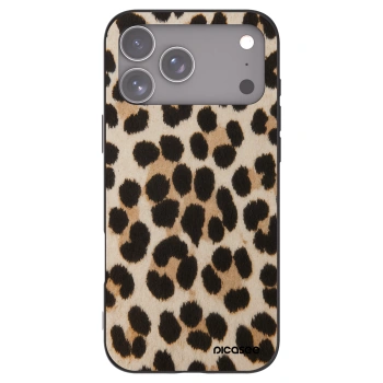 Picasee silikonski črni ovitek za Apple iPhone 17 Pro Max - Brown Tiger