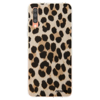 Picasee silikonski prozorni ovitek za Samsung Galaxy A70 A705F - Brown Tiger