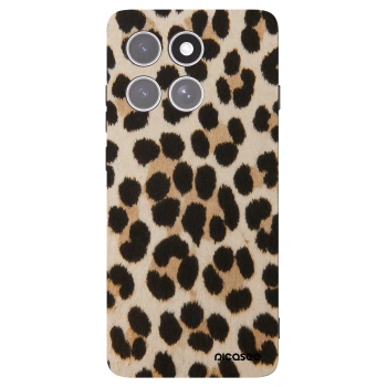 Picasee silikonski črni ovitek za Motorola Edge 60 Pro - Brown Tiger