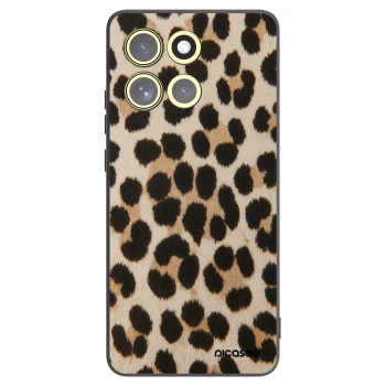 Picasee silikonski črni ovitek za Motorola Moto G86 5G - Brown Tiger