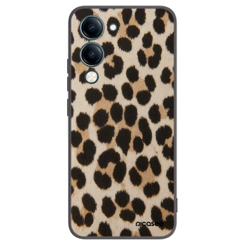 Picasee silikonski črni ovitek za Vivo Y29s 5G - Brown Tiger