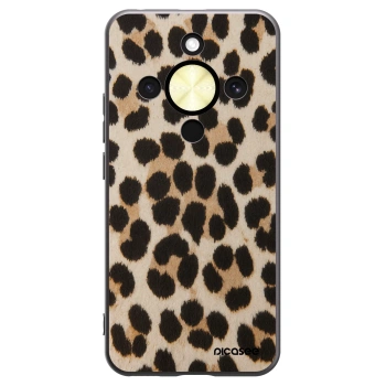 Picasee silikonski črni ovitek za Honor Magic8 Lite 5G - Brown Tiger