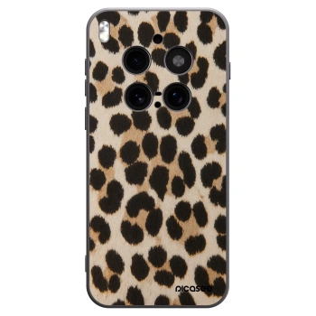 Picasee silikonski črni ovitek za Vivo X300 Pro - Brown Tiger