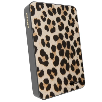 Picasee Prenosna baterija z MagSafe 10 000 mAh Siva - Brown Tiger