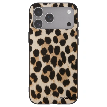 Picasee silikonski črni ovitek za Apple iPhone 18 Pro Max - Brown Tiger