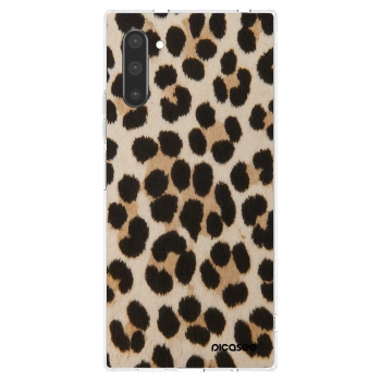 Picasee silikonski prozorni ovitek za Samsung Galaxy Note 10 N970F - Brown Tiger