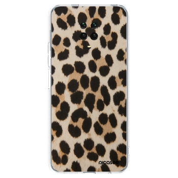 Picasee silikonski prozorni ovitek za Xiaomi Redmi Note 9 Pro - Brown Tiger