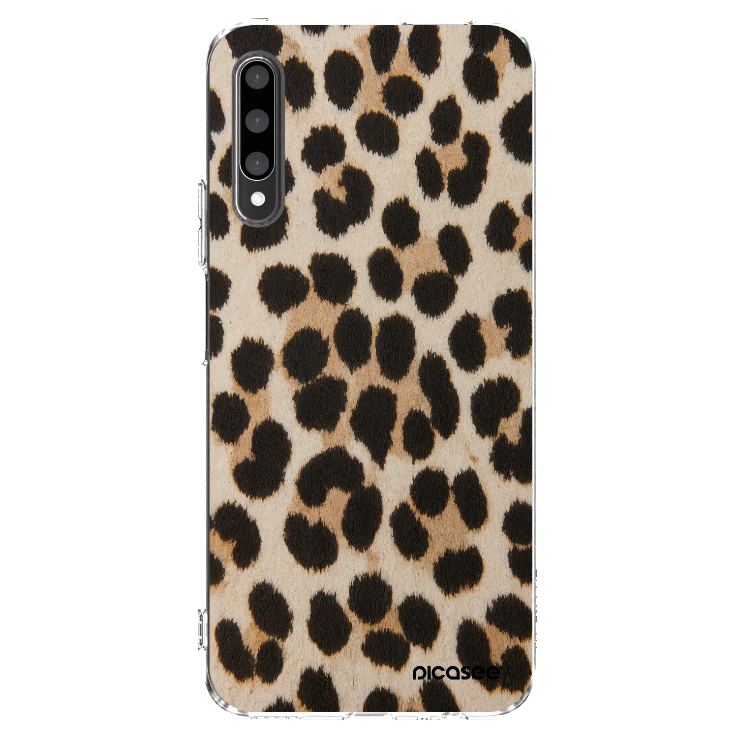 Picasee silikonski prozorni ovitek za Honor 9X Pro - Brown Tiger