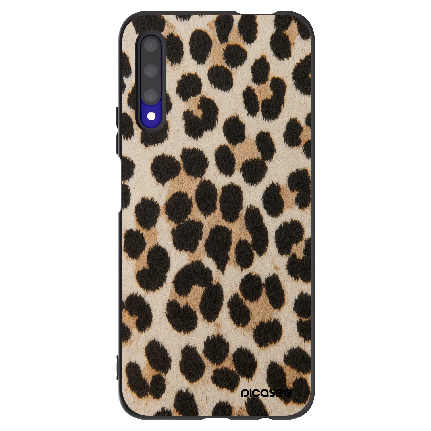 Picasee silikonski črni ovitek za Honor 9X Pro - Brown Tiger