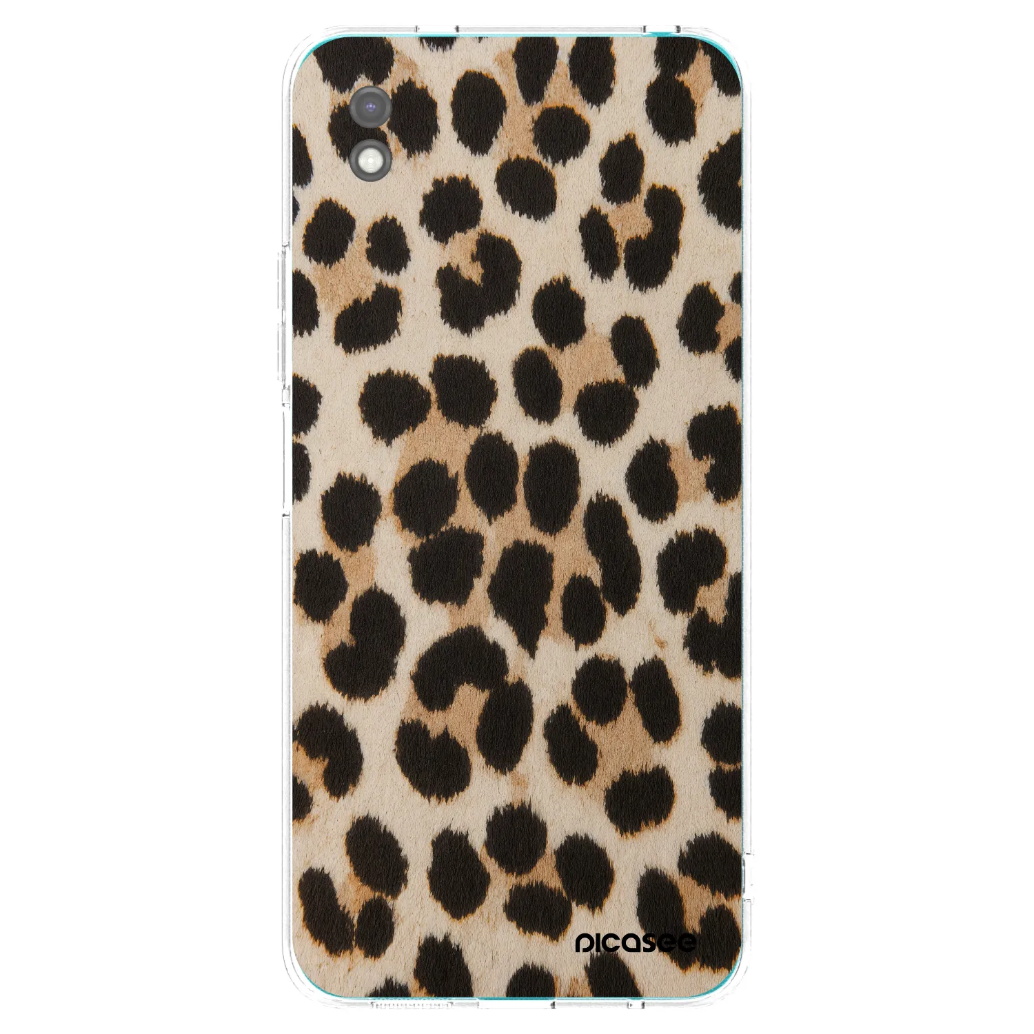 Picasee silikonski črni ovitek za Xiaomi Redmi 9A - Brown Tiger