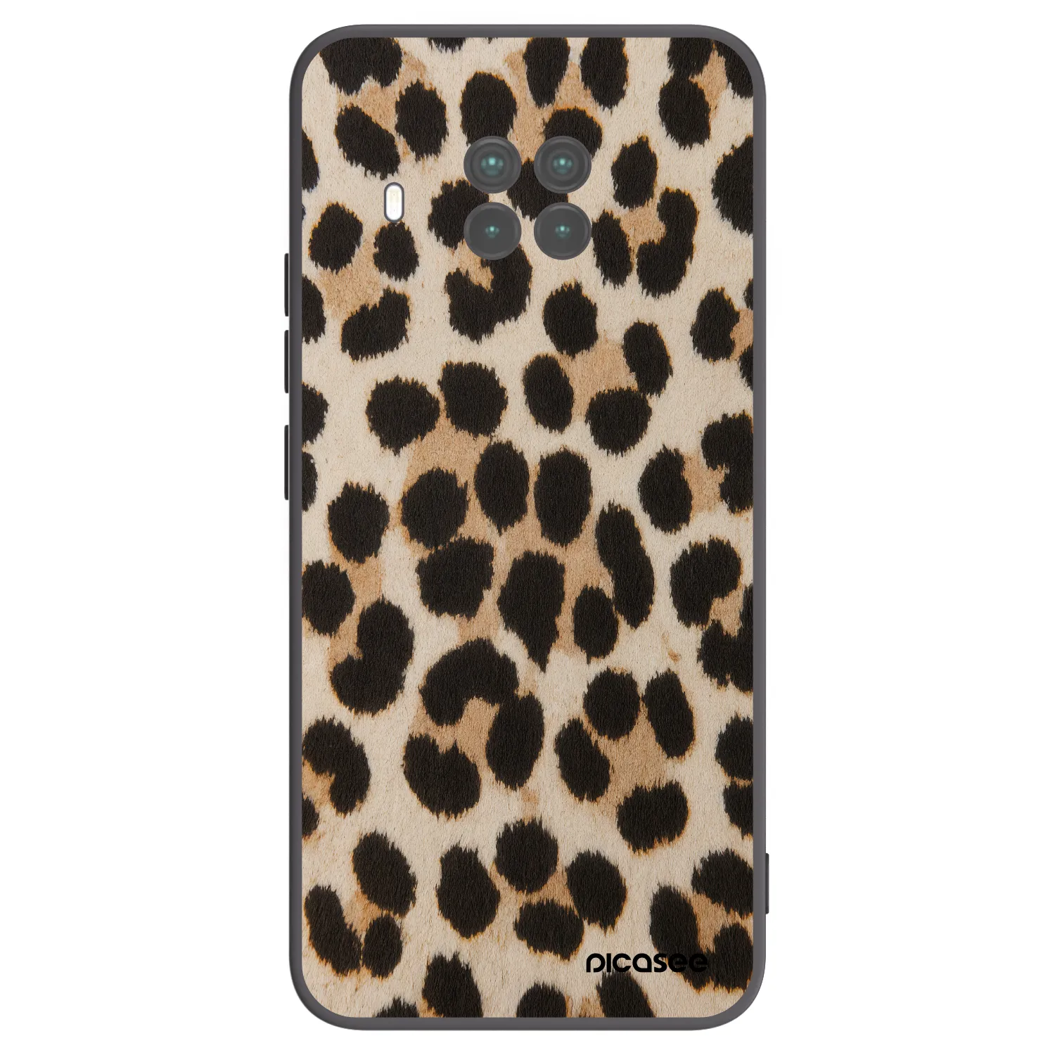 Picasee silikonski črni ovitek za Xiaomi Mi 10T Lite - Brown Tiger