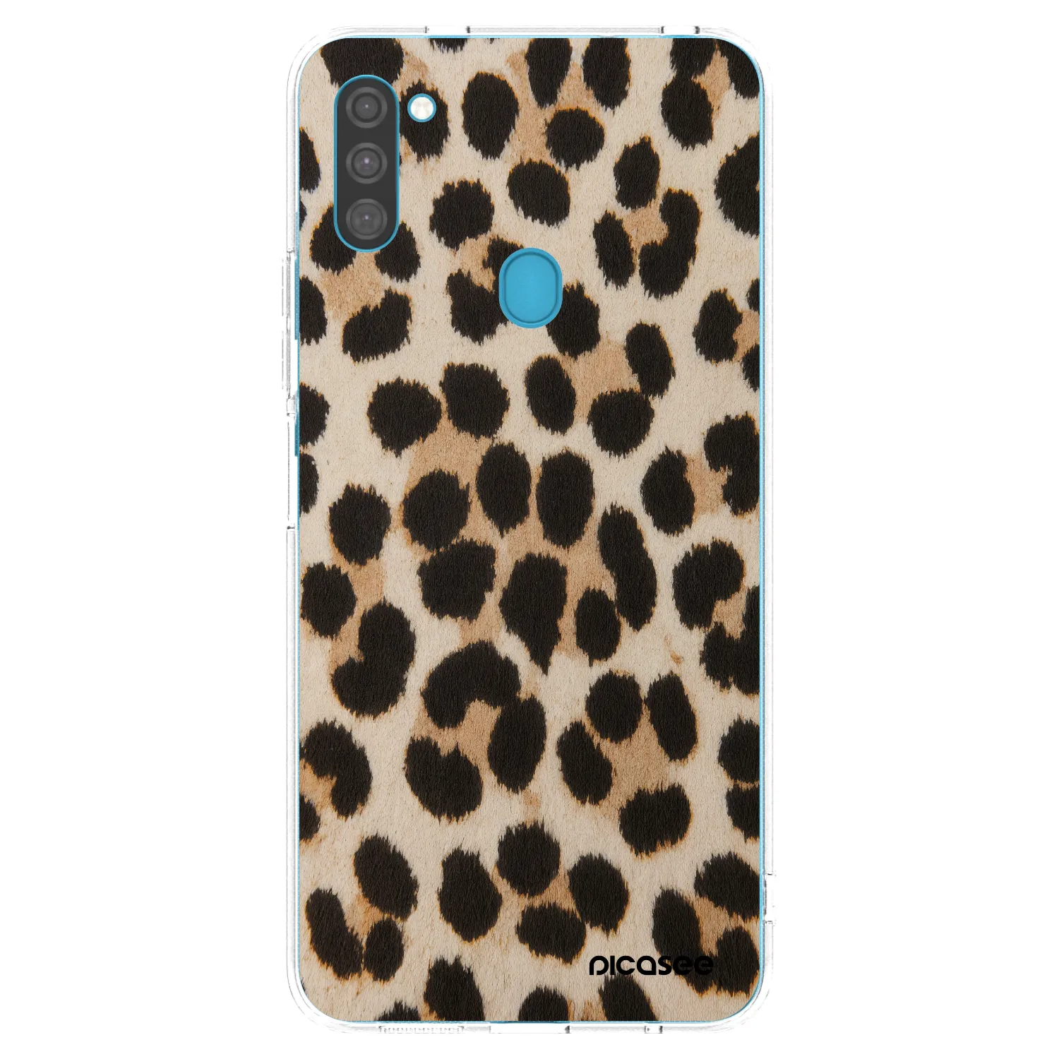 Picasee silikonski prozorni ovitek za Samsung Galaxy M11 - Brown Tiger