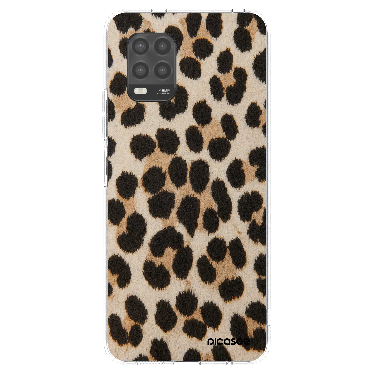 Picasee silikonski prozorni ovitek za Xiaomi Mi 10 Lite - Brown Tiger