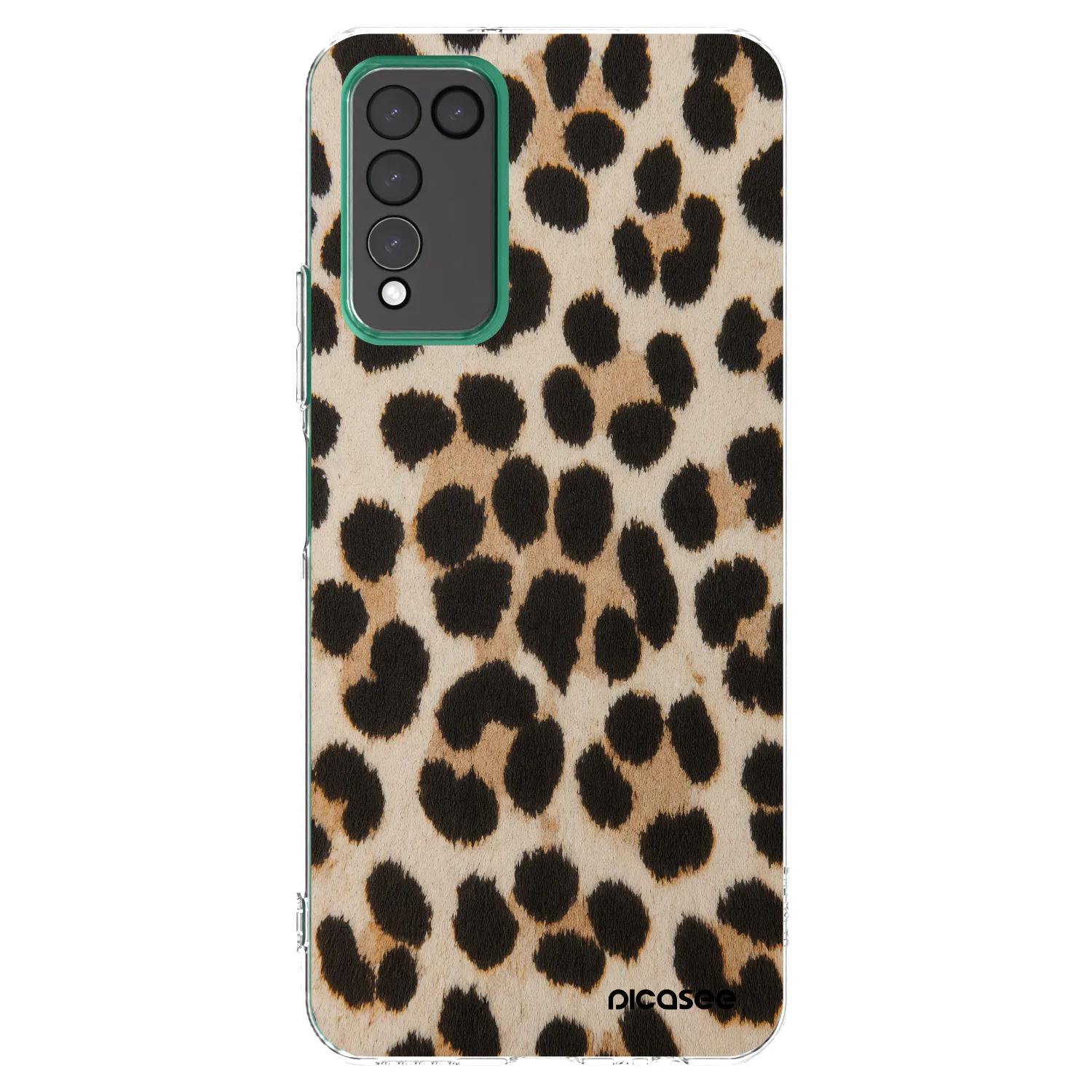 Picasee silikonski prozorni ovitek za Honor 10X Lite - Brown Tiger