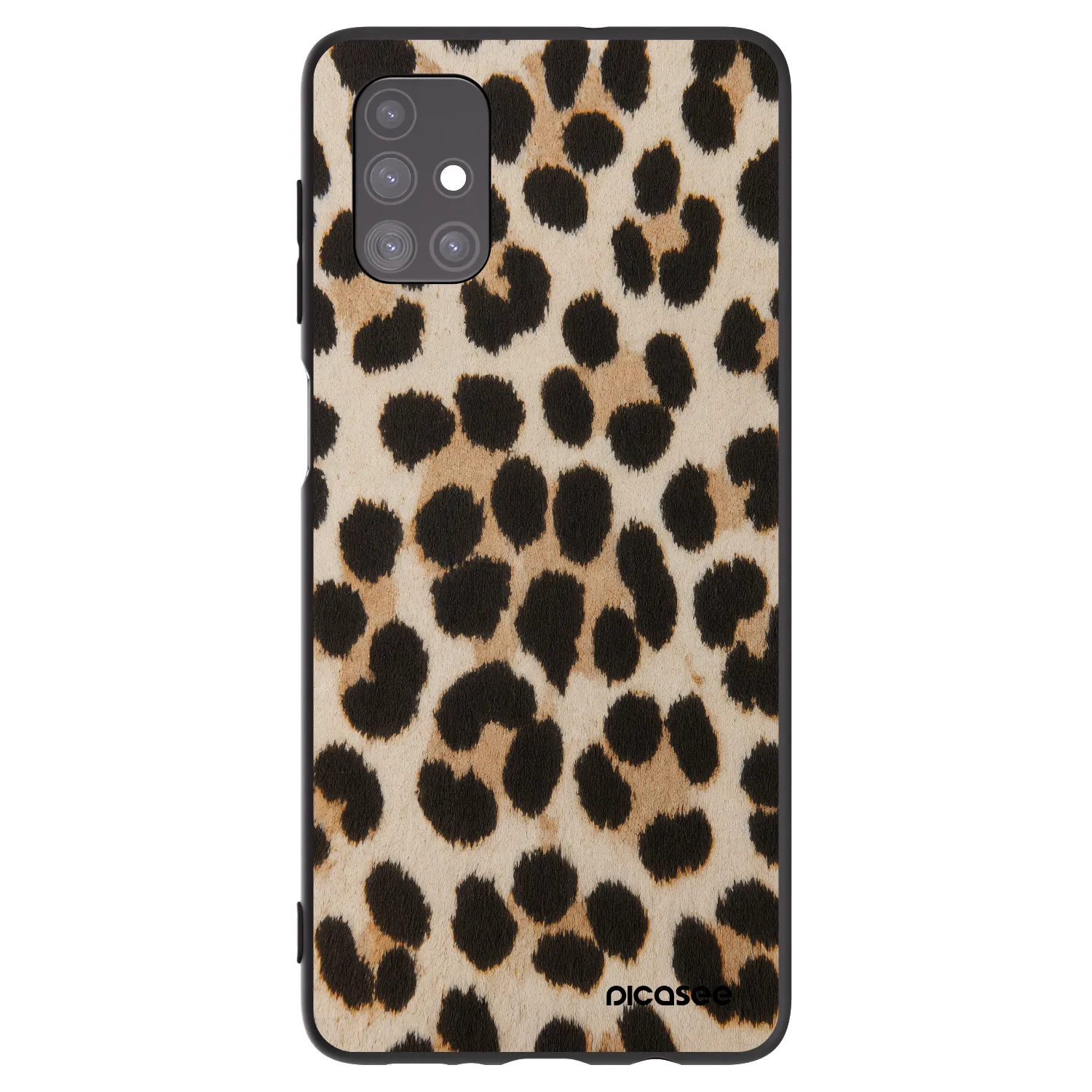 Picasee silikonski črni ovitek za Samsung Galaxy M51 M515F - Brown Tiger