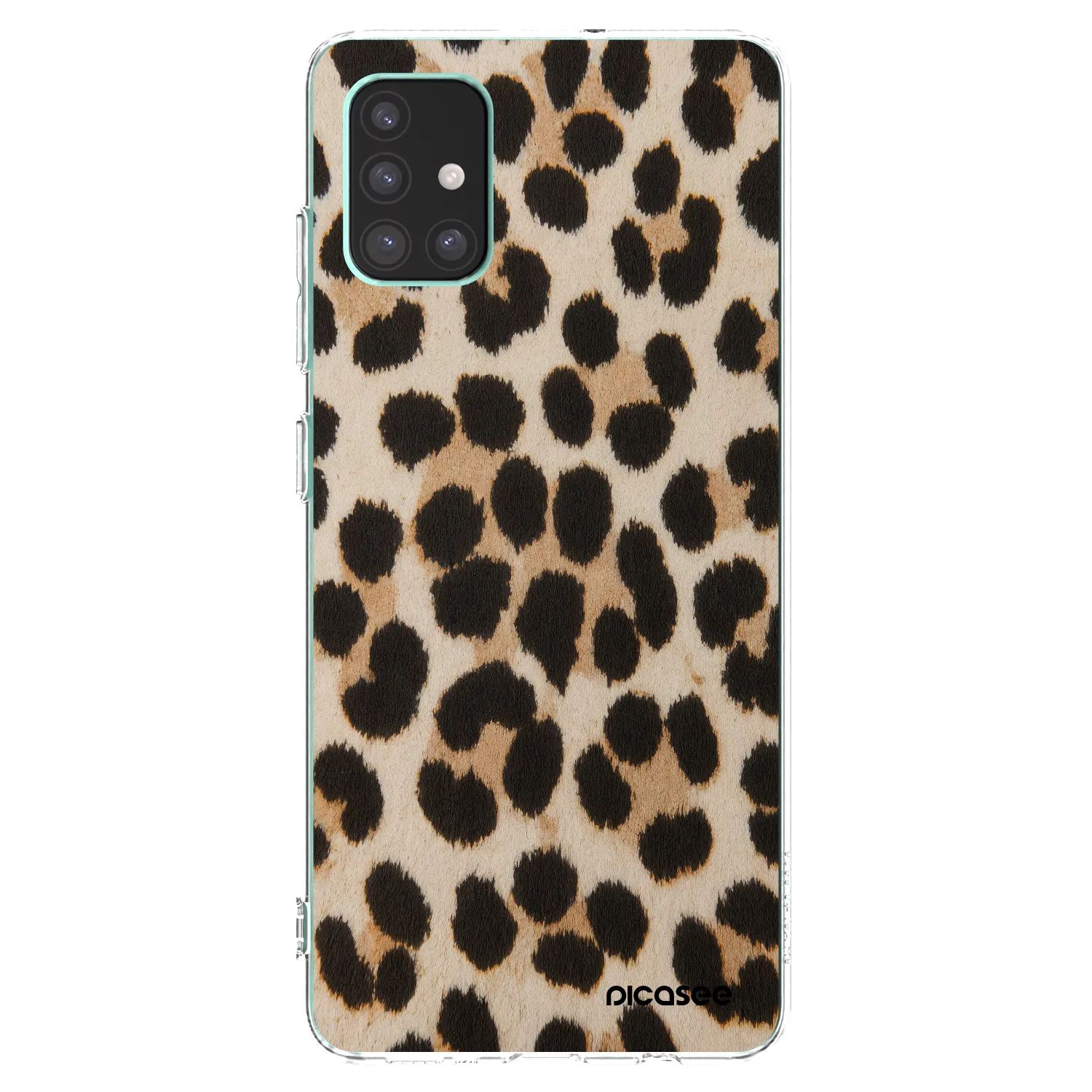 Picasee silikonski prozorni ovitek za Samsung Galaxy M51 M515F - Brown Tiger