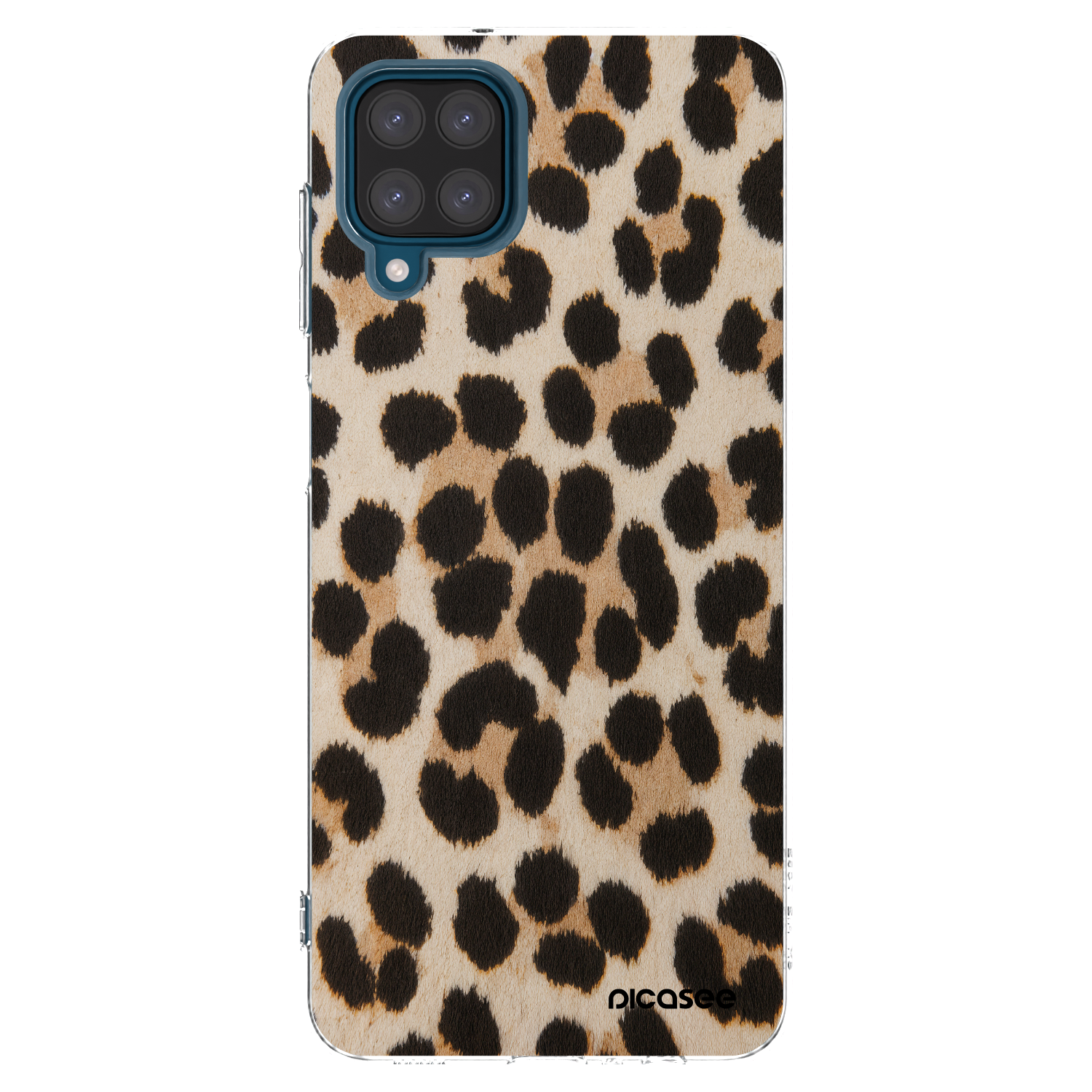 Picasee silikonski prozorni ovitek za Samsung Galaxy A12 A125F - Brown Tiger