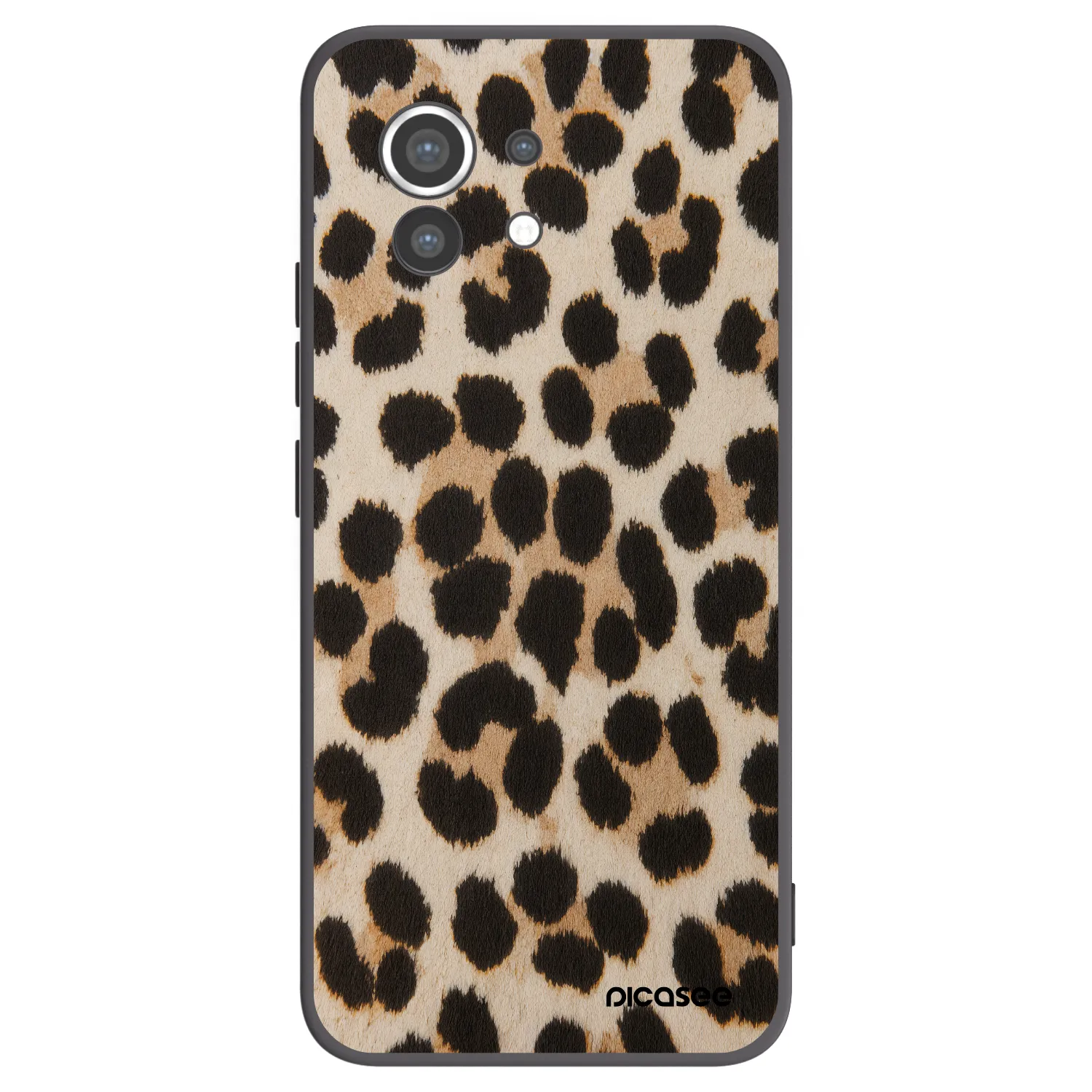 Picasee silikonski črni ovitek za Xiaomi Mi 11 - Brown Tiger