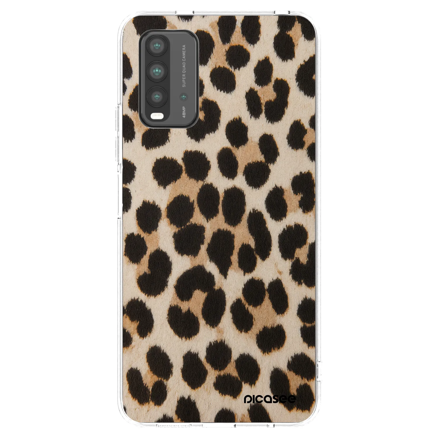 Picasee silikonski prozorni ovitek za Xiaomi Redmi 9T - Brown Tiger